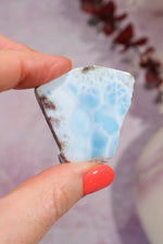 Larimar Freeform Slice 26.34gr Rocks & Fossils Tali & Loz Crystals