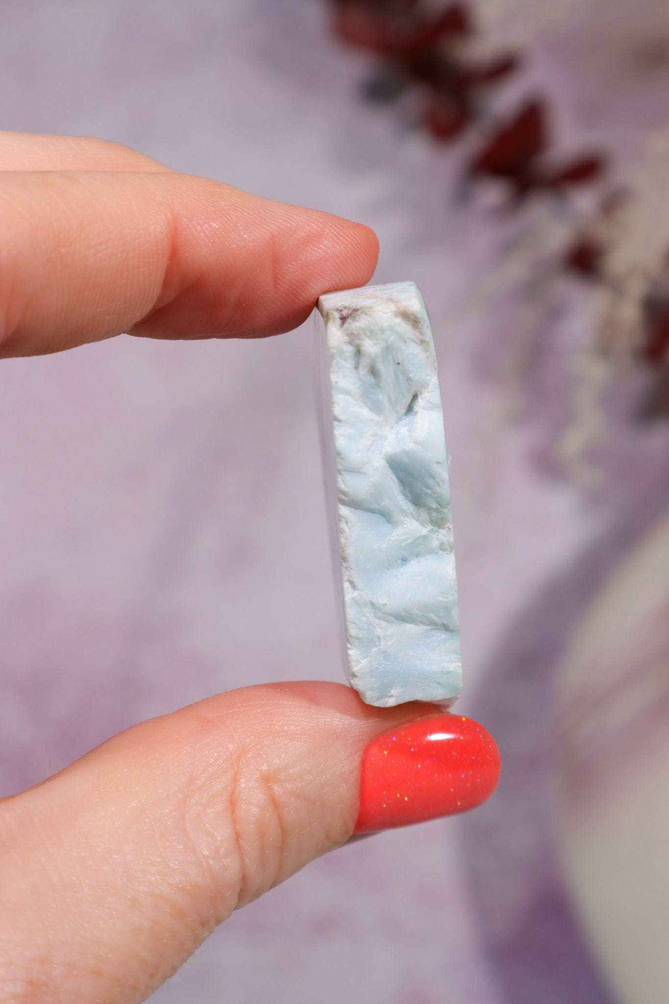 Larimar Freeform Slice 26.34gr Rocks & Fossils Tali & Loz Crystals