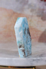 Larimar Freeform Slice 36.80g Sold As Seen Rocks & Fossils Tali & Loz Crystals