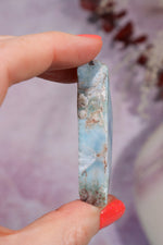 Larimar Freeform Slice 37.62gr, Sold As Seen Rocks & Fossils Tali & Loz Crystals