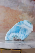 Larimar Freeform Slice 48.27gr Rocks & Fossils Tali & Loz Crystals