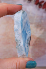 Larimar Freeform Slice 48.27gr Rocks & Fossils Tali & Loz Crystals