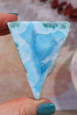 Larimar Freeform Slice 51.90gr Rocks & Fossils Tali & Loz Crystals