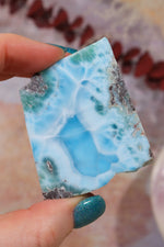 Larimar Freeform Slice 54.79 Rocks & Fossils Tali & Loz Crystals