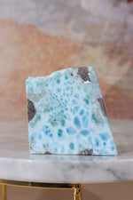 Larimar Freeform Slice 55.20gr Rocks & Fossils Tali & Loz Crystals