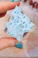 Larimar Freeform Slice 55.20gr Rocks & Fossils Tali & Loz Crystals