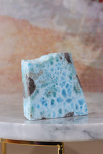 Larimar Freeform Slice 55.20gr Rocks & Fossils Tali & Loz Crystals
