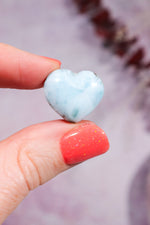 Larimar Heart Cabochon 3.91gr Rocks & Fossils Tali & Loz Crystals