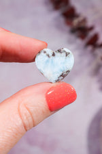 Larimar Heart Cabochon 3.91gr Rocks & Fossils Tali & Loz Crystals
