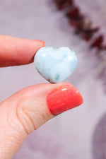 Larimar Heart Cabochon 3.91gr Rocks & Fossils Tali & Loz Crystals