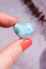 Larimar Heart Cabochon 5.9gr Rocks & Fossils Tali & Loz Crystals