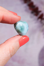 Larimar Heart Cabochon 5.9gr Rocks & Fossils Tali & Loz Crystals
