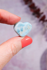 Larimar Heart Cabochon 5.9gr Rocks & Fossils Tali & Loz Crystals