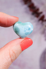 Larimar Heart Cabochon 5.9gr Rocks & Fossils Tali & Loz Crystals