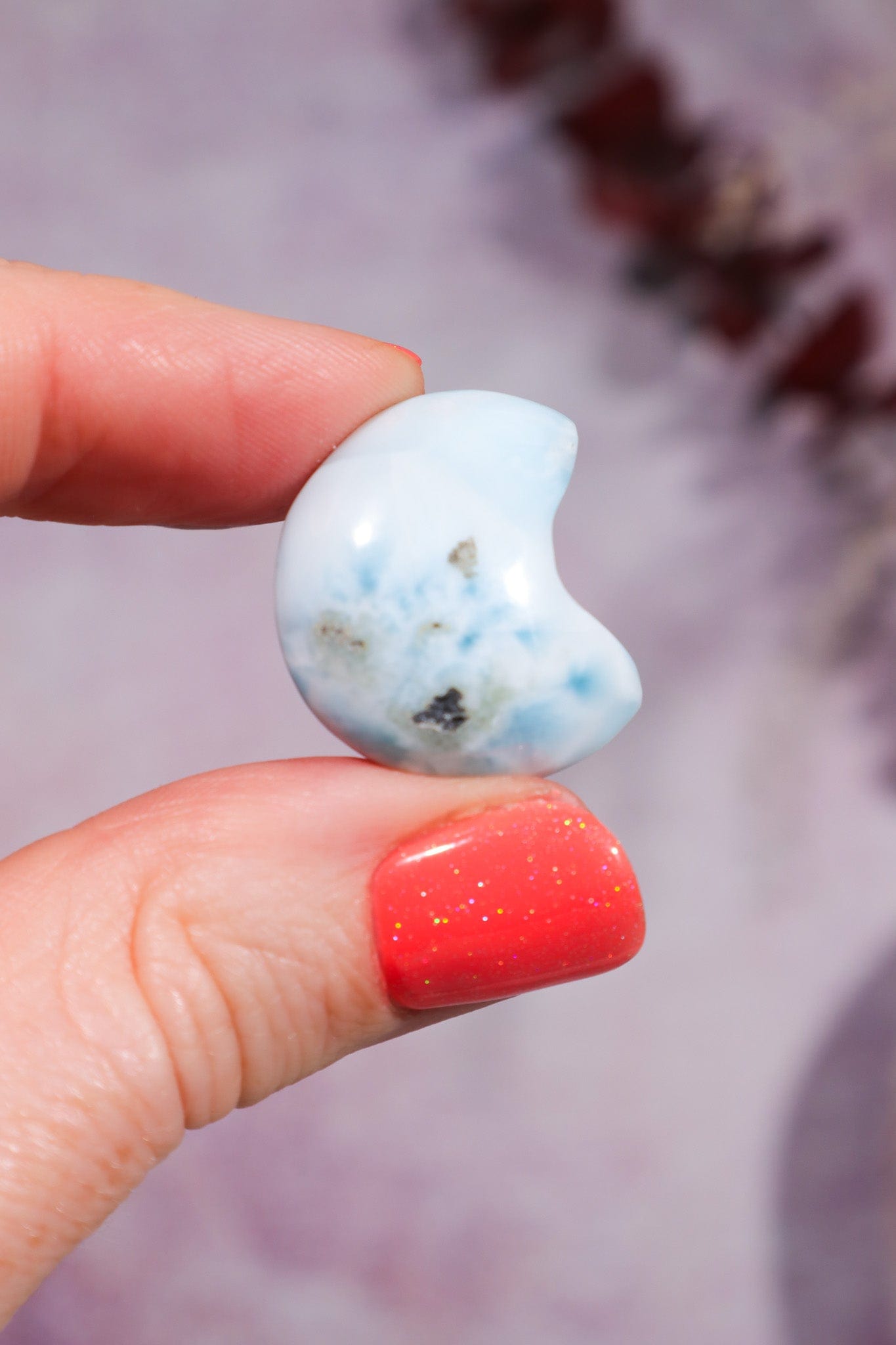 Larimar Moon 7.63gr Rocks & Fossils Tali & Loz Crystals