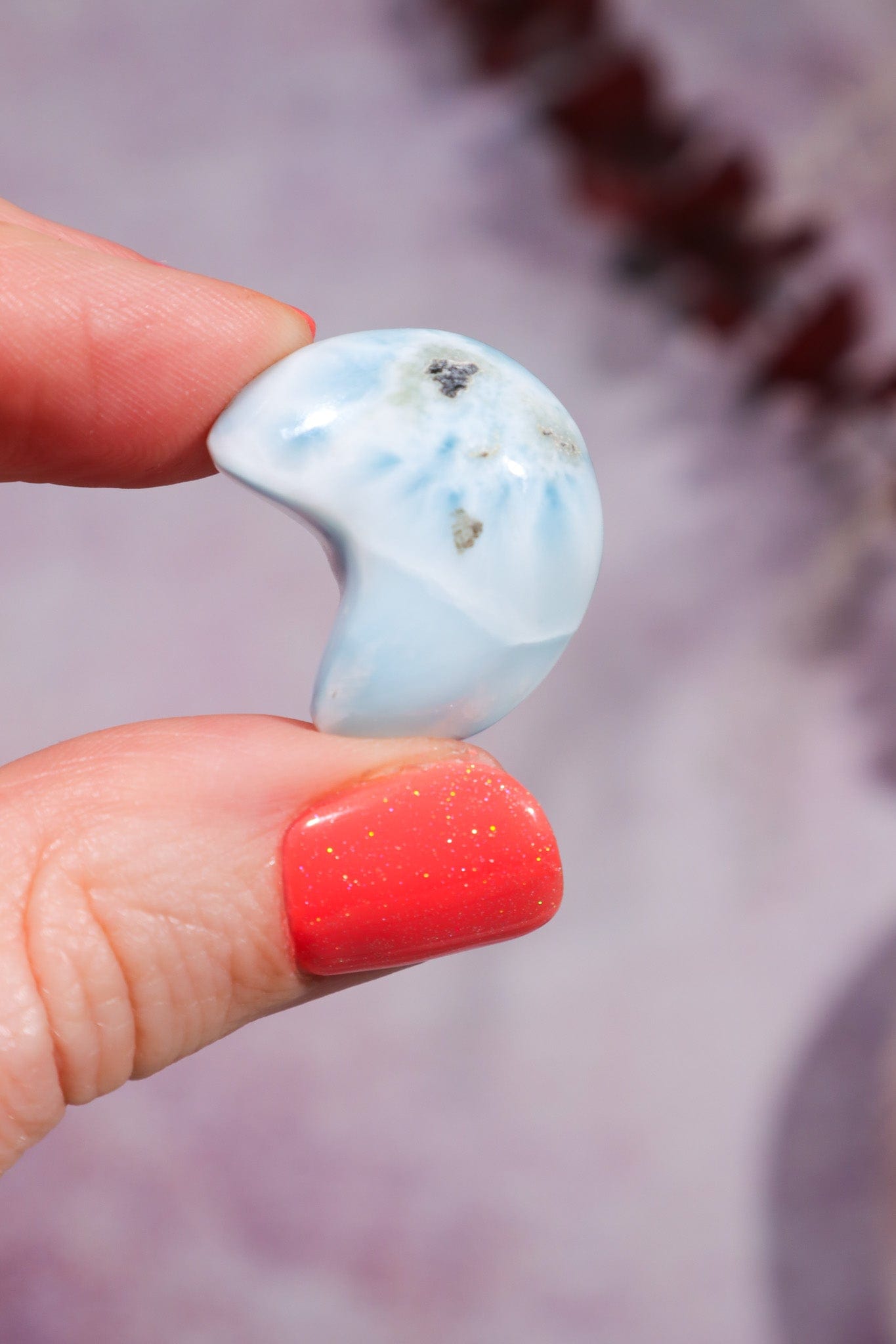 Larimar Moon 7.63gr Rocks & Fossils Tali & Loz Crystals