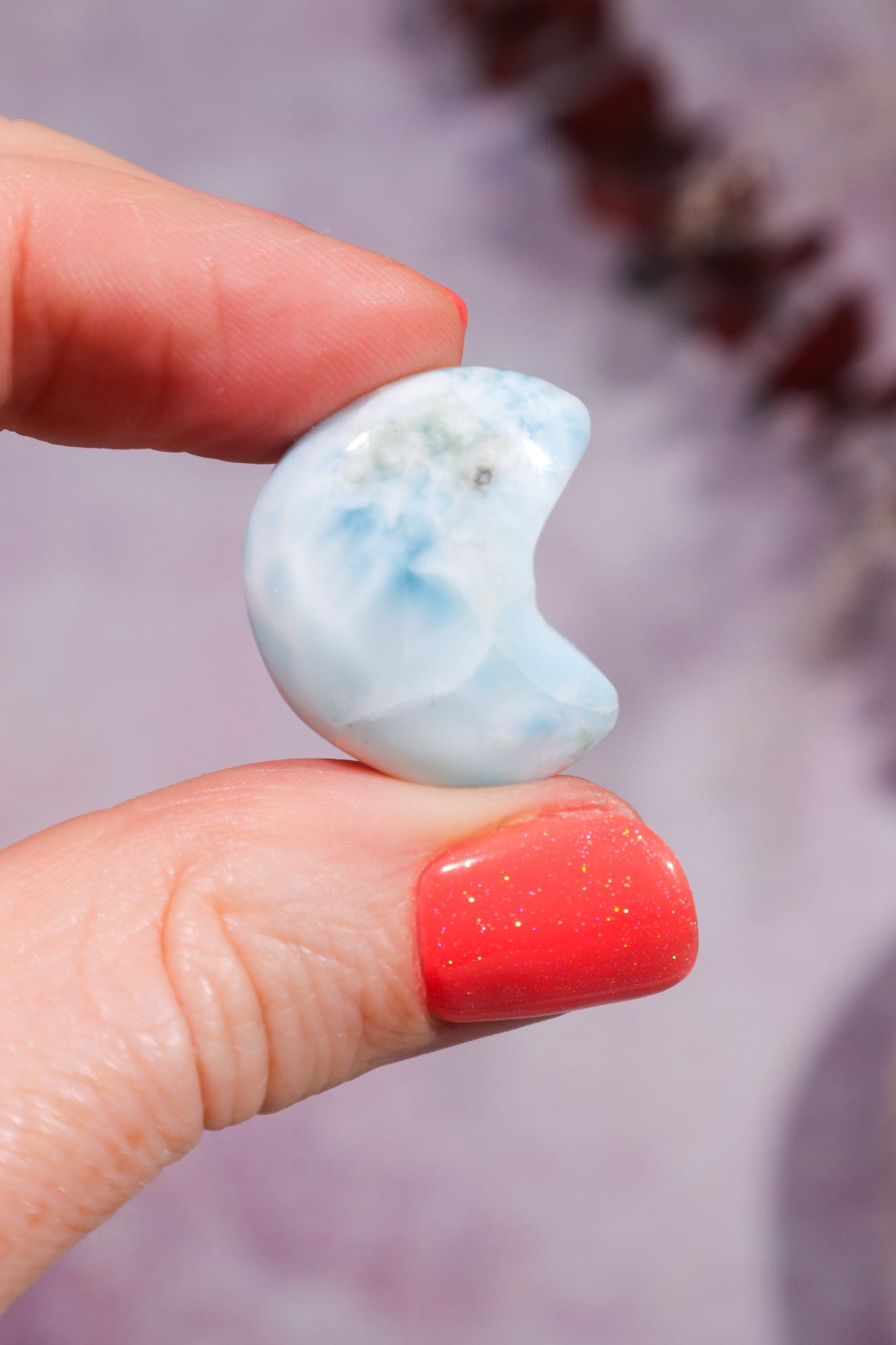 Larimar Moon 7.63gr Rocks & Fossils Tali & Loz Crystals