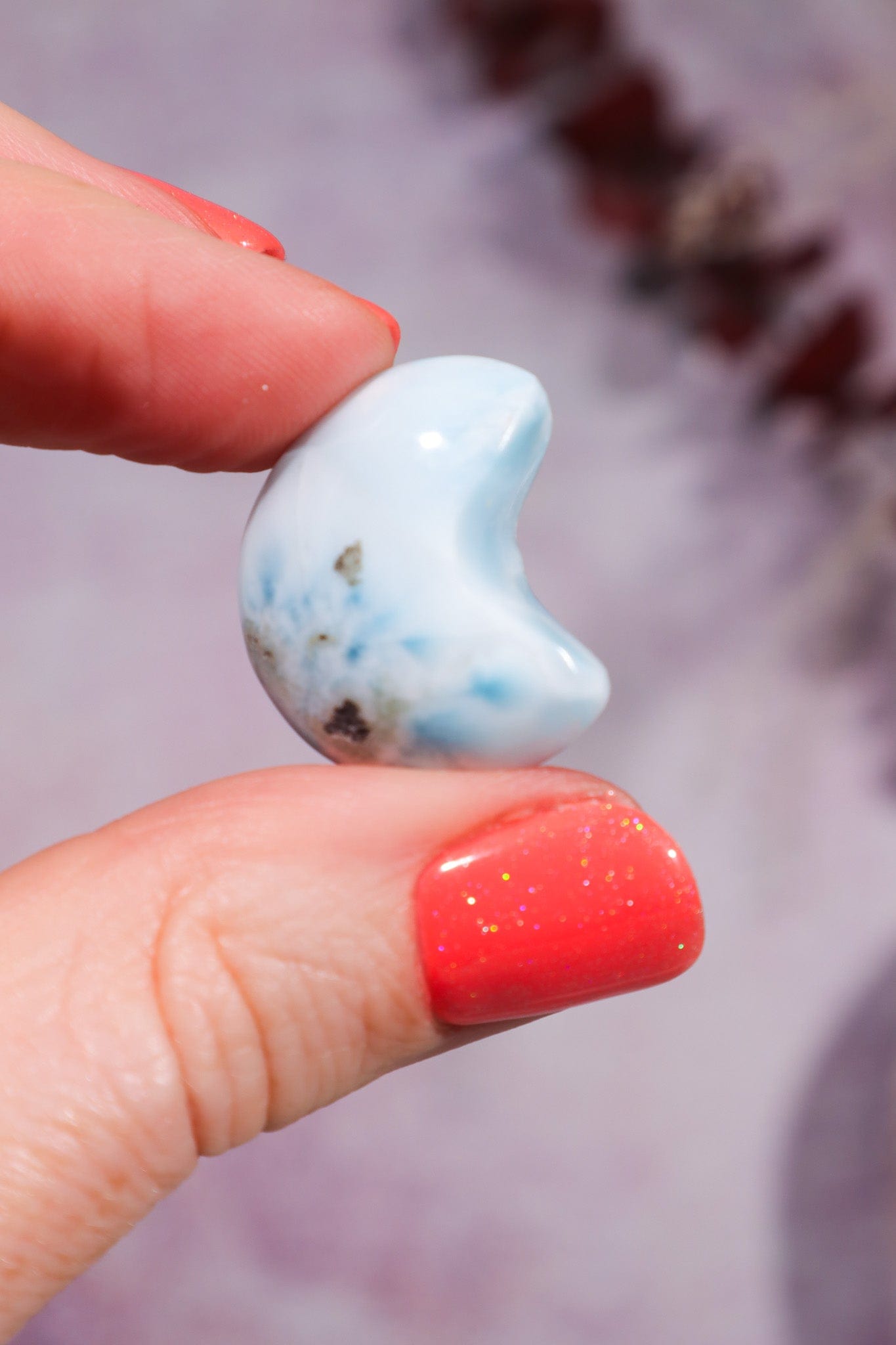 Larimar Moon 7.63gr Rocks & Fossils Tali & Loz Crystals