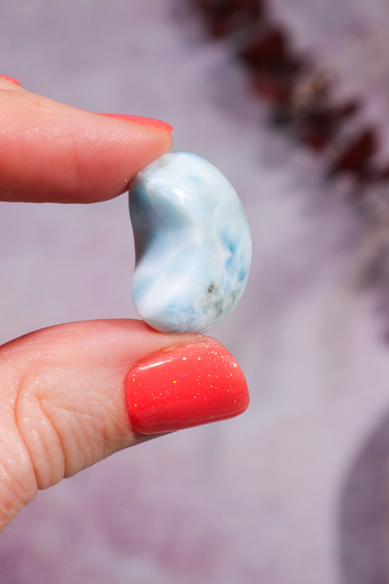 Larimar Moon 7.63gr Rocks & Fossils Tali & Loz Crystals