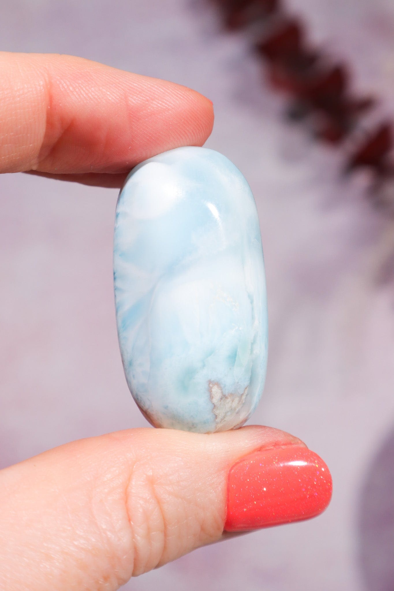 Larimar Nugget 3.8cm, Sold as Seen Rocks & Fossils Tali & Loz Crystals
