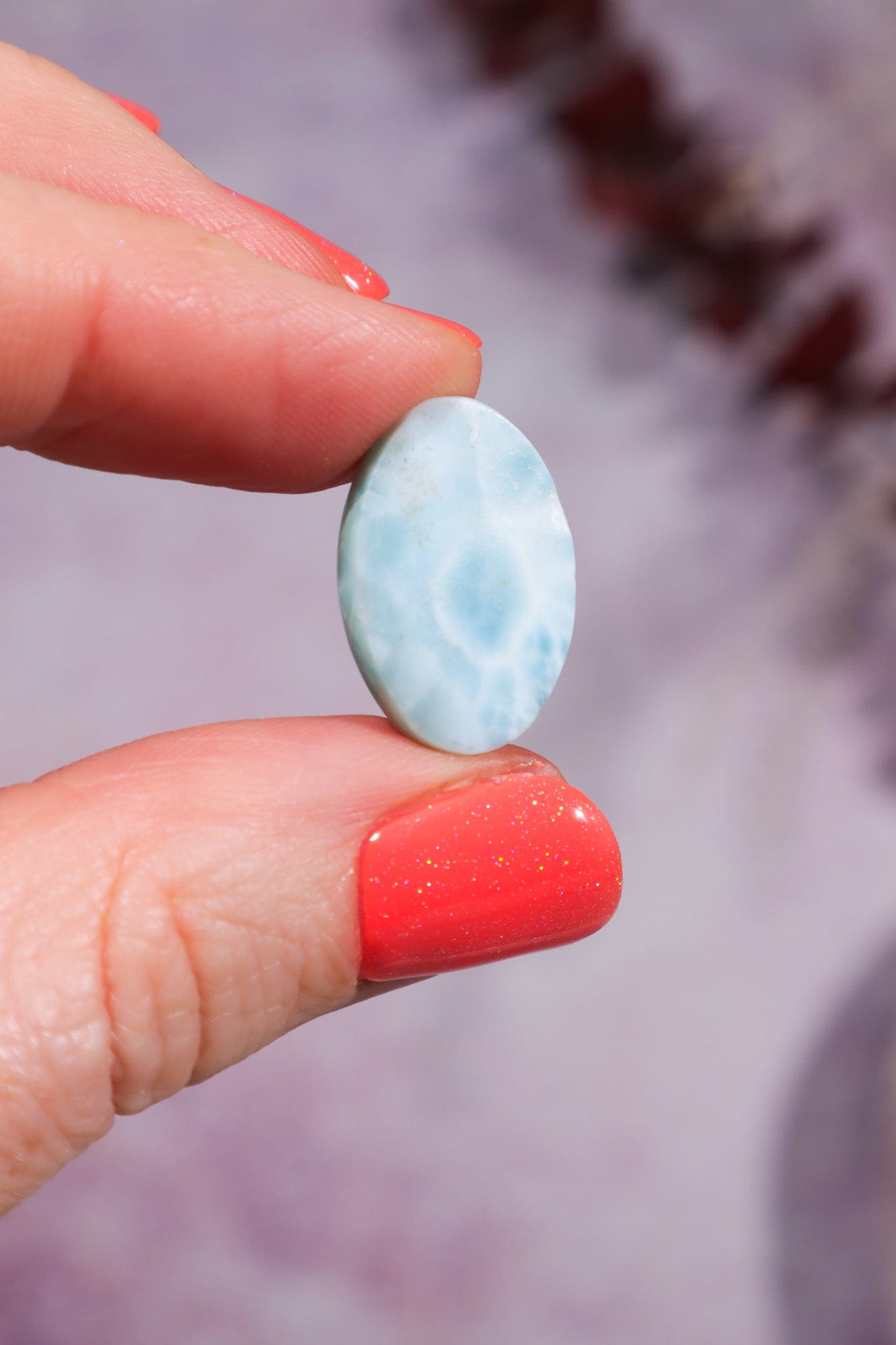 Larimar Oval Cabochon 2.77gr Rocks & Fossils Tali & Loz Crystals