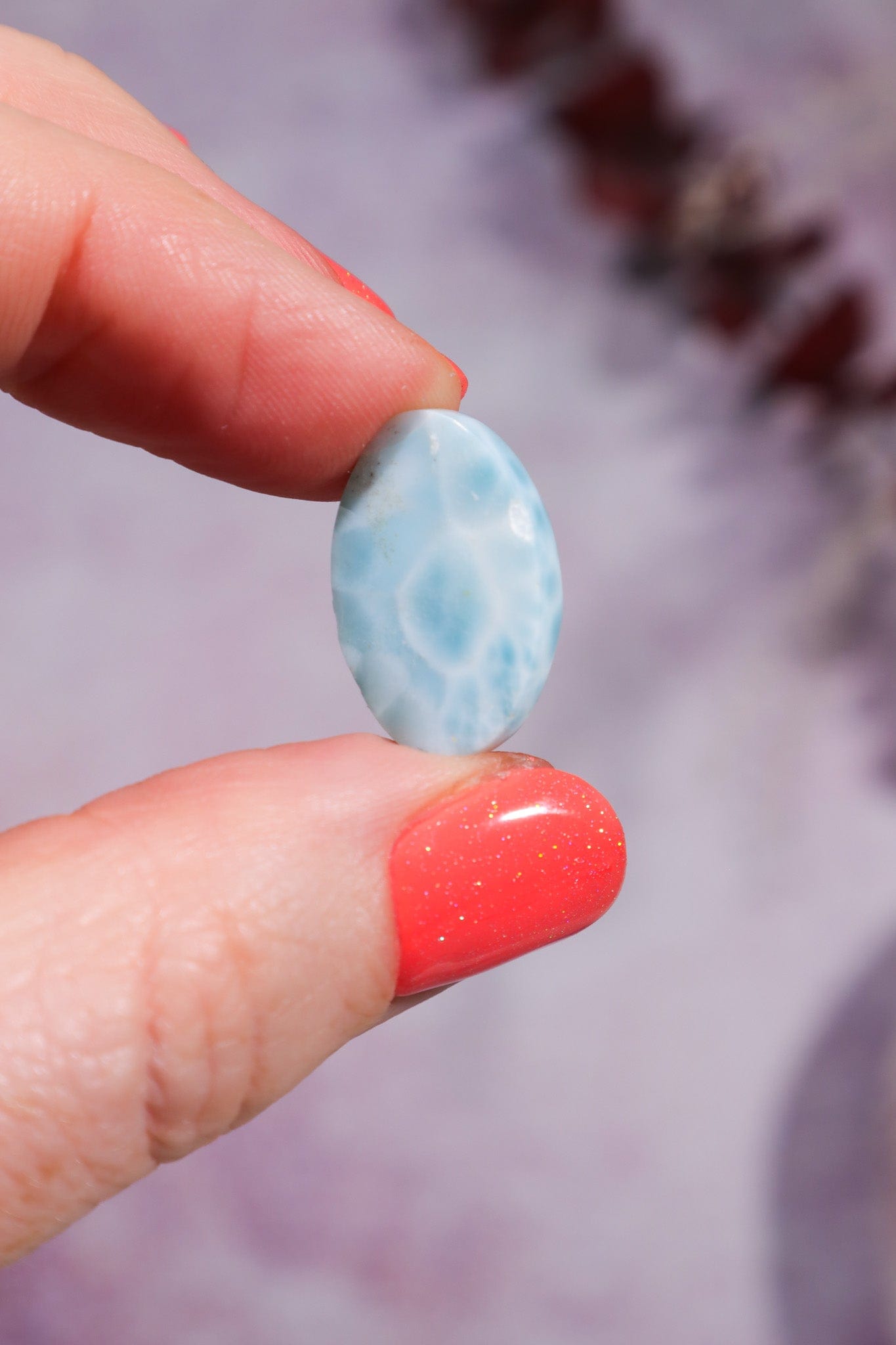 Larimar Oval Cabochon 2.77gr Rocks & Fossils Tali & Loz Crystals