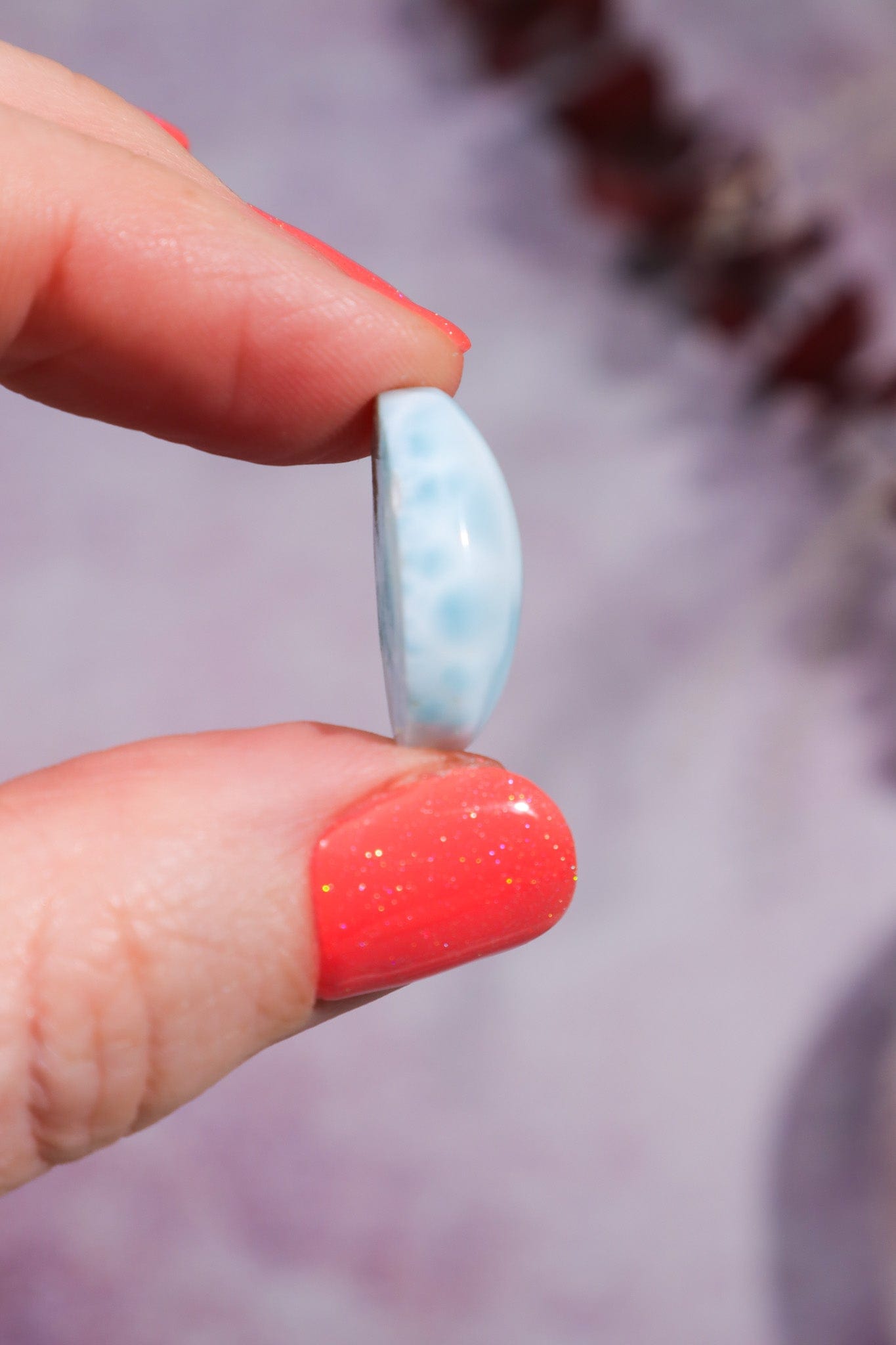 Larimar Oval Cabochon 2.77gr Rocks & Fossils Tali & Loz Crystals