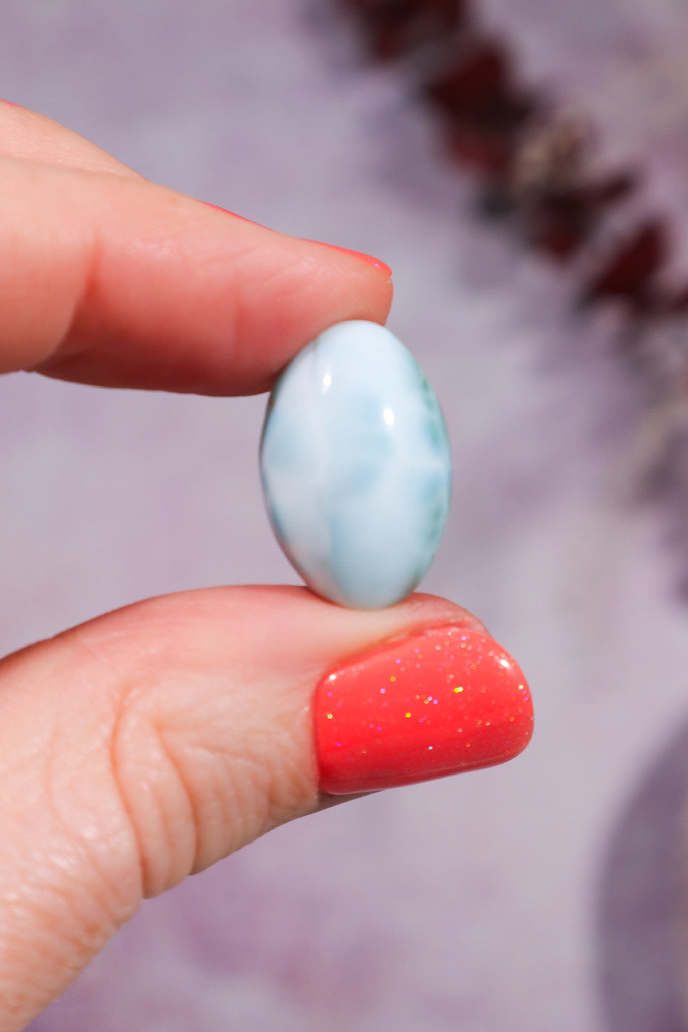Larimar Oval Cabochon 2.77gr Rocks & Fossils Tali & Loz Crystals