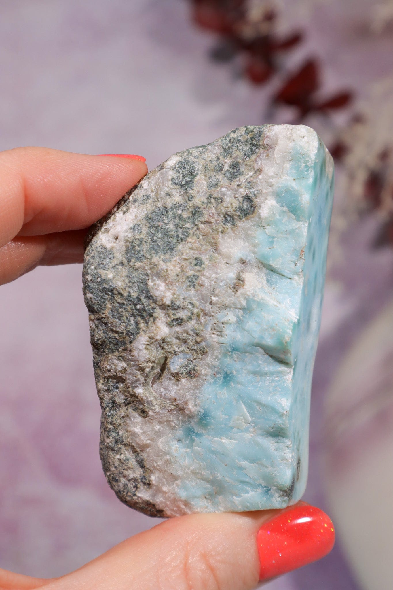 Larimar Rough Freeform 103.05gr Rocks & Fossils Tali & Loz Crystals