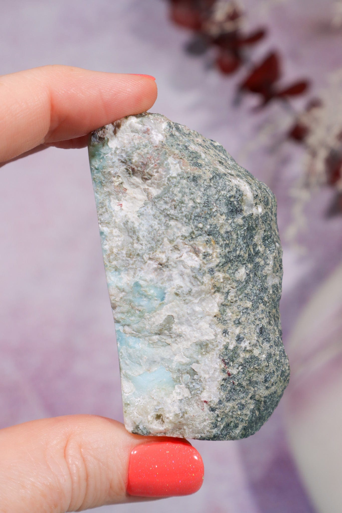 Larimar Rough Freeform 103.05gr Rocks & Fossils Tali & Loz Crystals