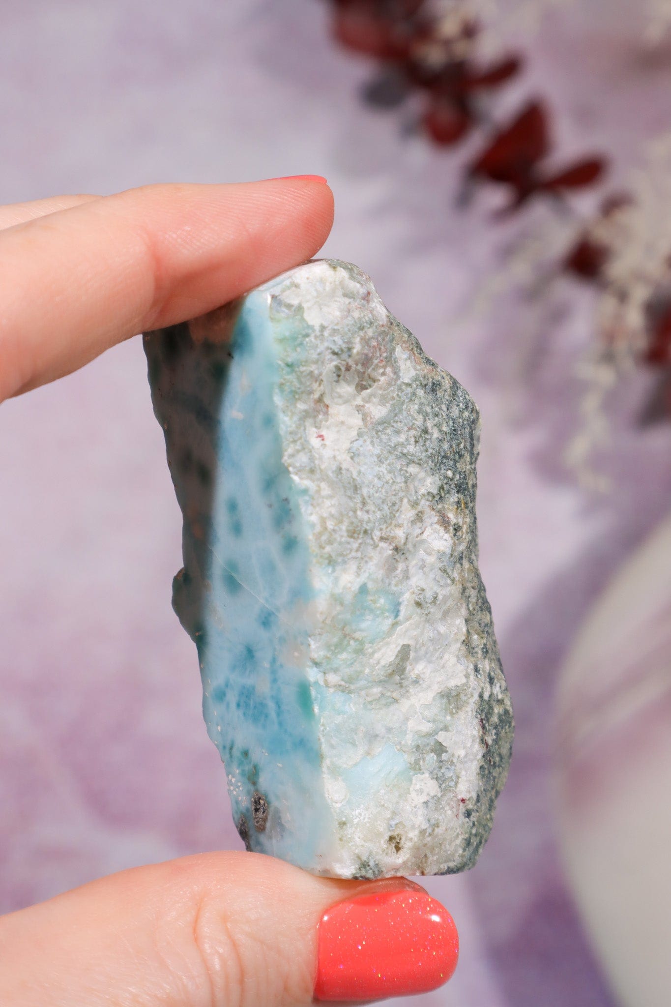 Larimar Rough Freeform 103.05gr Rocks & Fossils Tali & Loz Crystals