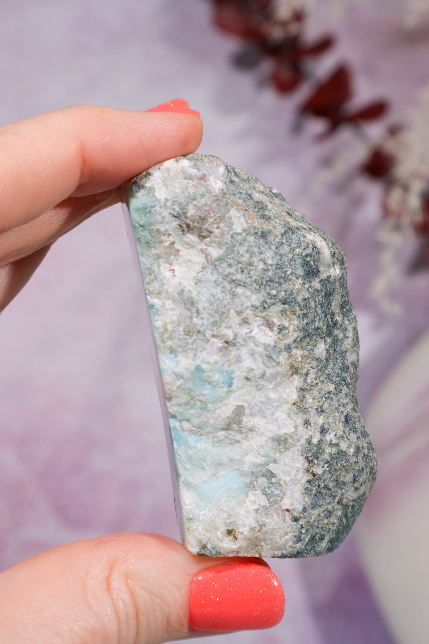 Larimar Rough Freeform 103.05gr Rocks & Fossils Tali & Loz Crystals