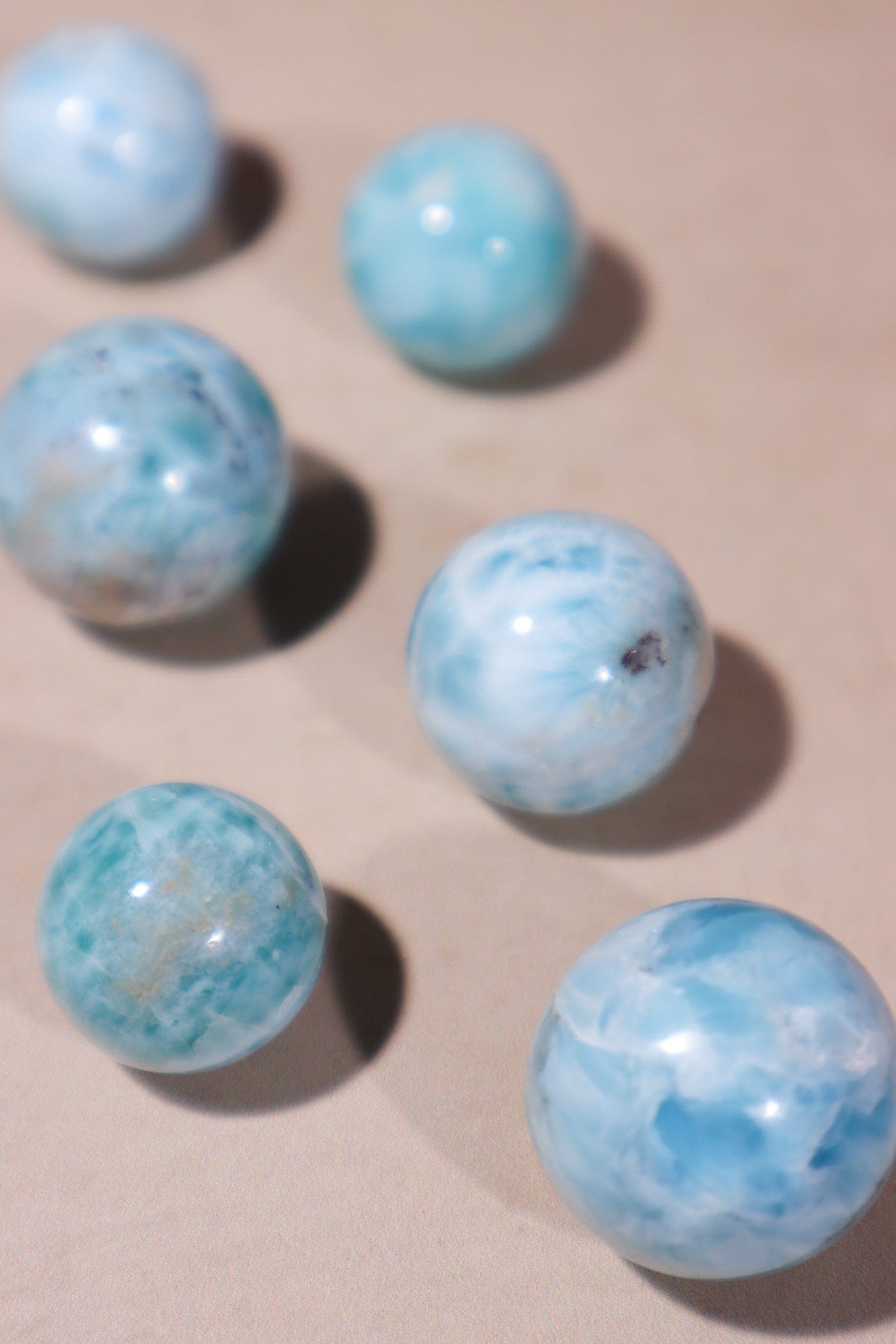 Larimar Spheres 1.5cm - Tali & Loz Crystals