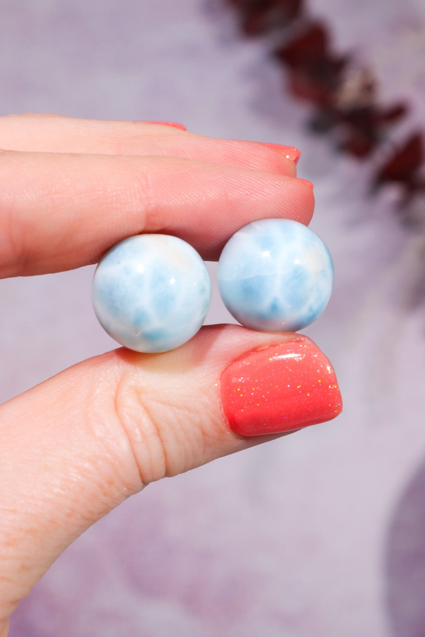 Larimar Spheres 1.5cm Spheres Tali & Loz Crystals