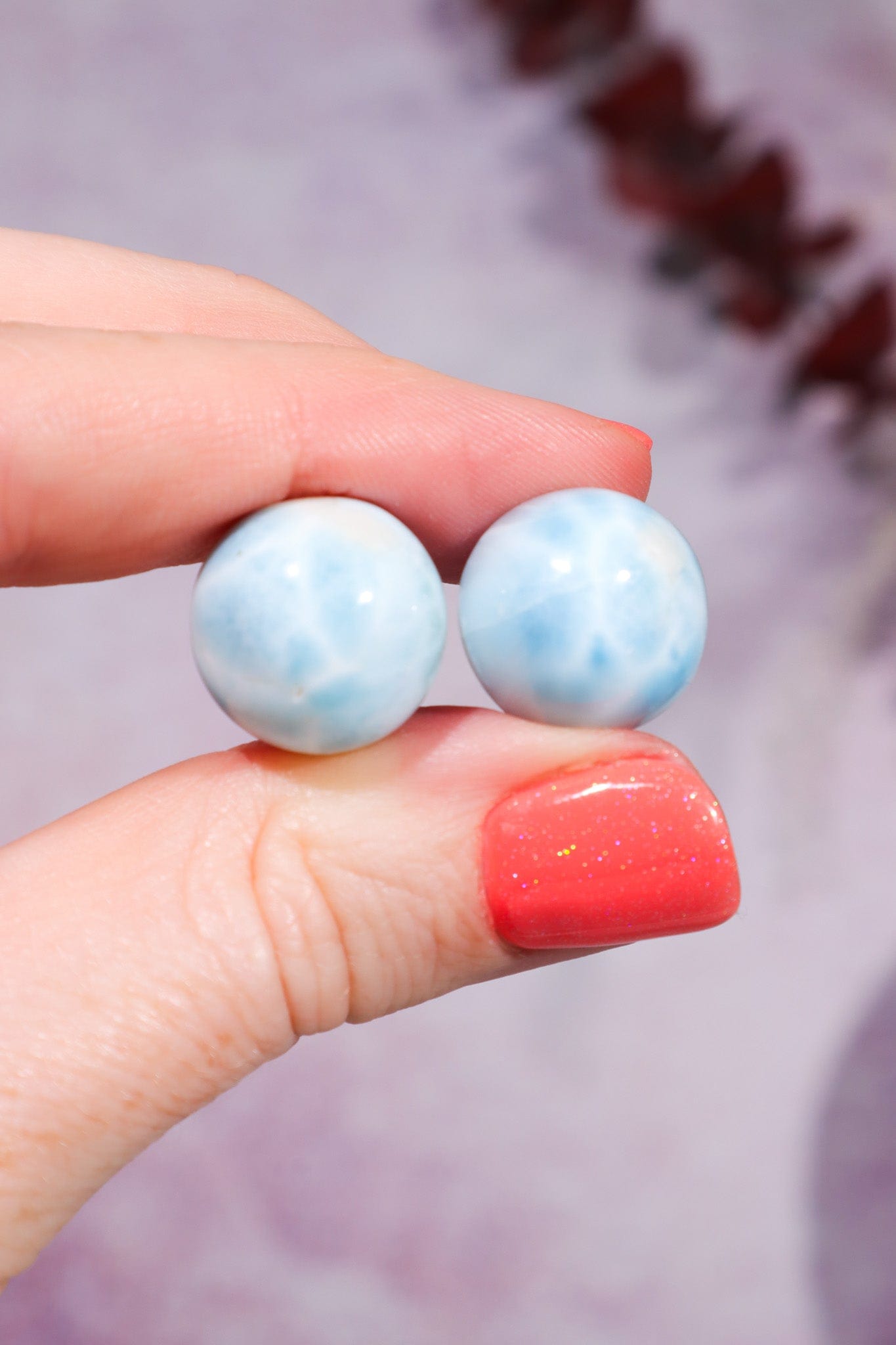 Larimar Spheres 1.5cm Spheres Tali & Loz Crystals