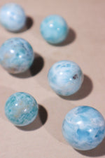Larimar Spheres 1.7-1.8cm - Tali & Loz Crystals