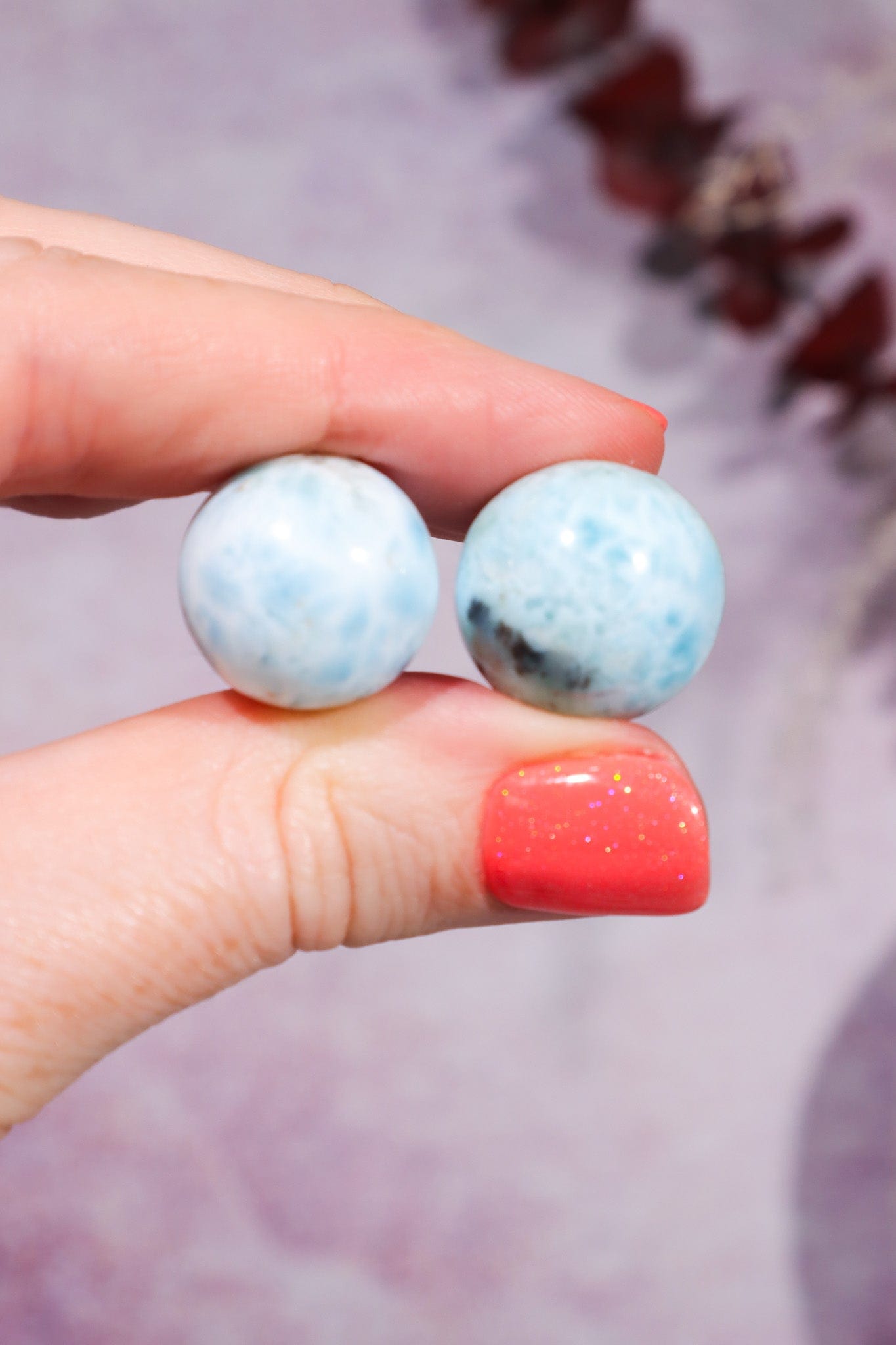 Larimar Spheres 1.7-1.8cm Spheres Tali & Loz Crystals
