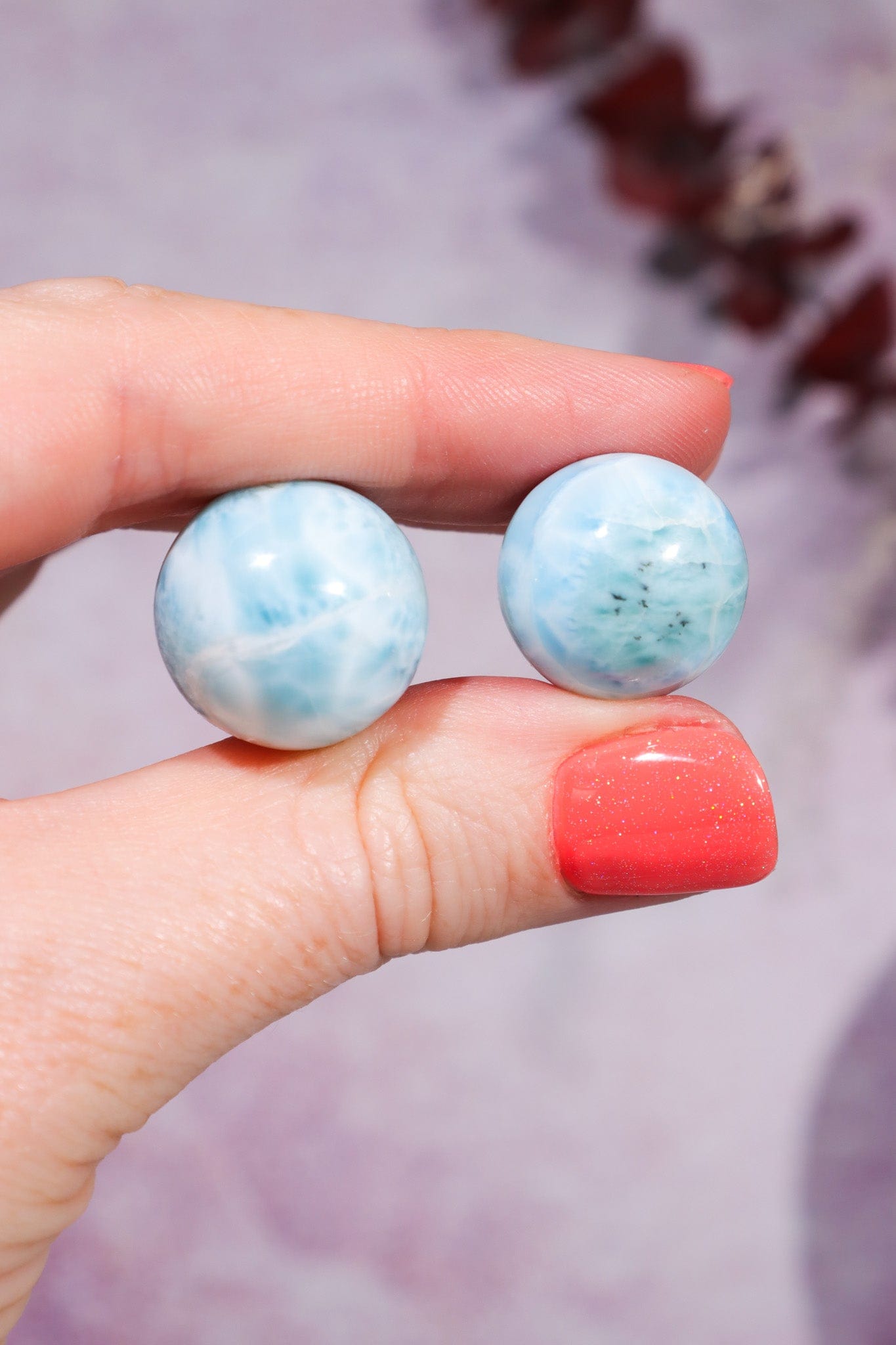 Larimar Spheres 1.7-1.8cm Spheres Tali & Loz Crystals