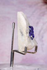Lazurite in White Marble 7cm, Sar-e-Sang, Badakhshan, Afghanistan, Sold as Seen Minerals Tali & Loz Crystals
