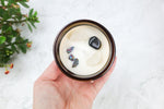 Leo Candle with Black Onyx - Tali & Loz Crystals