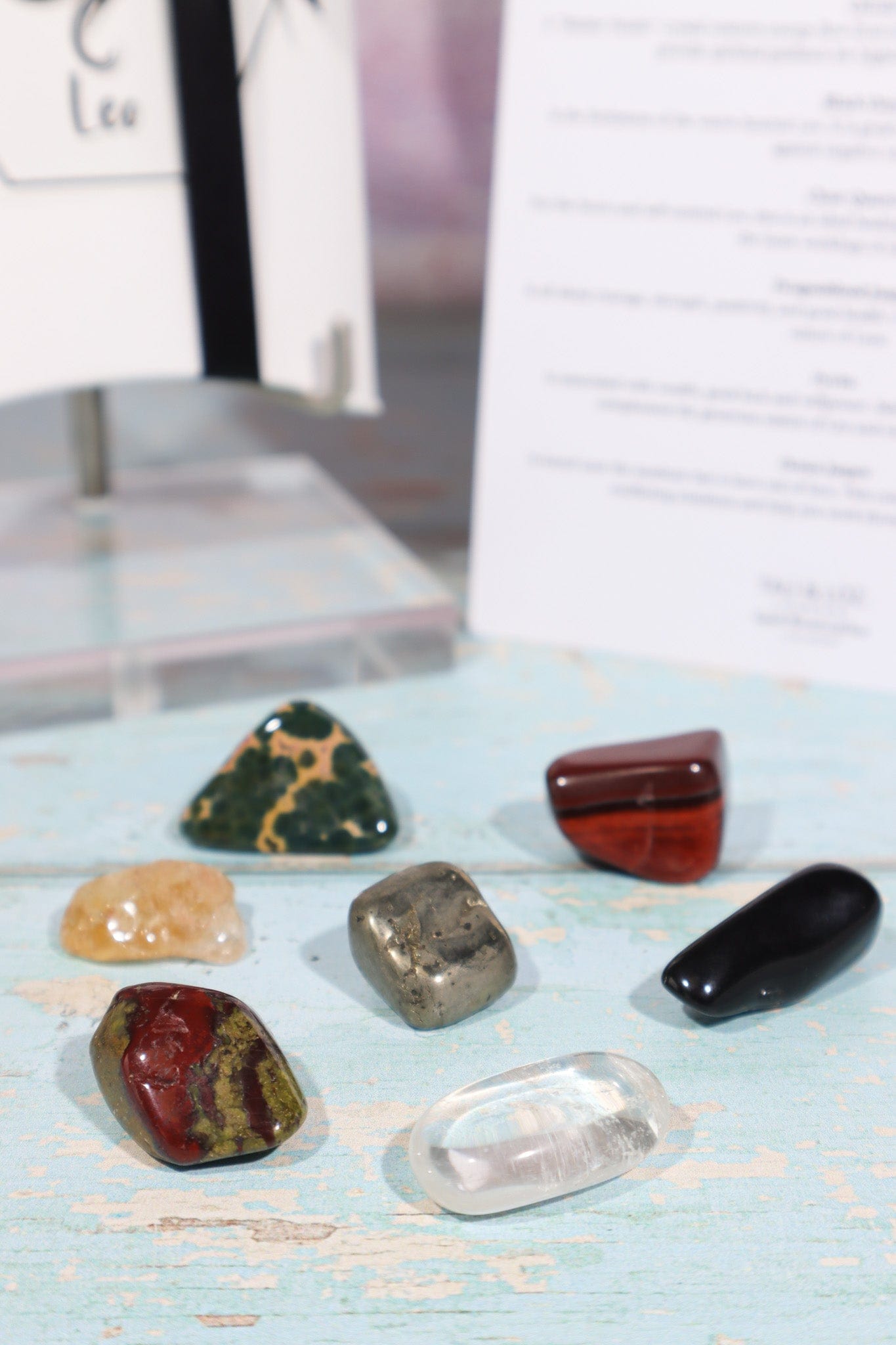 Leo Zodiac Crystal Set Crystal Sets Tali & Loz Crystals