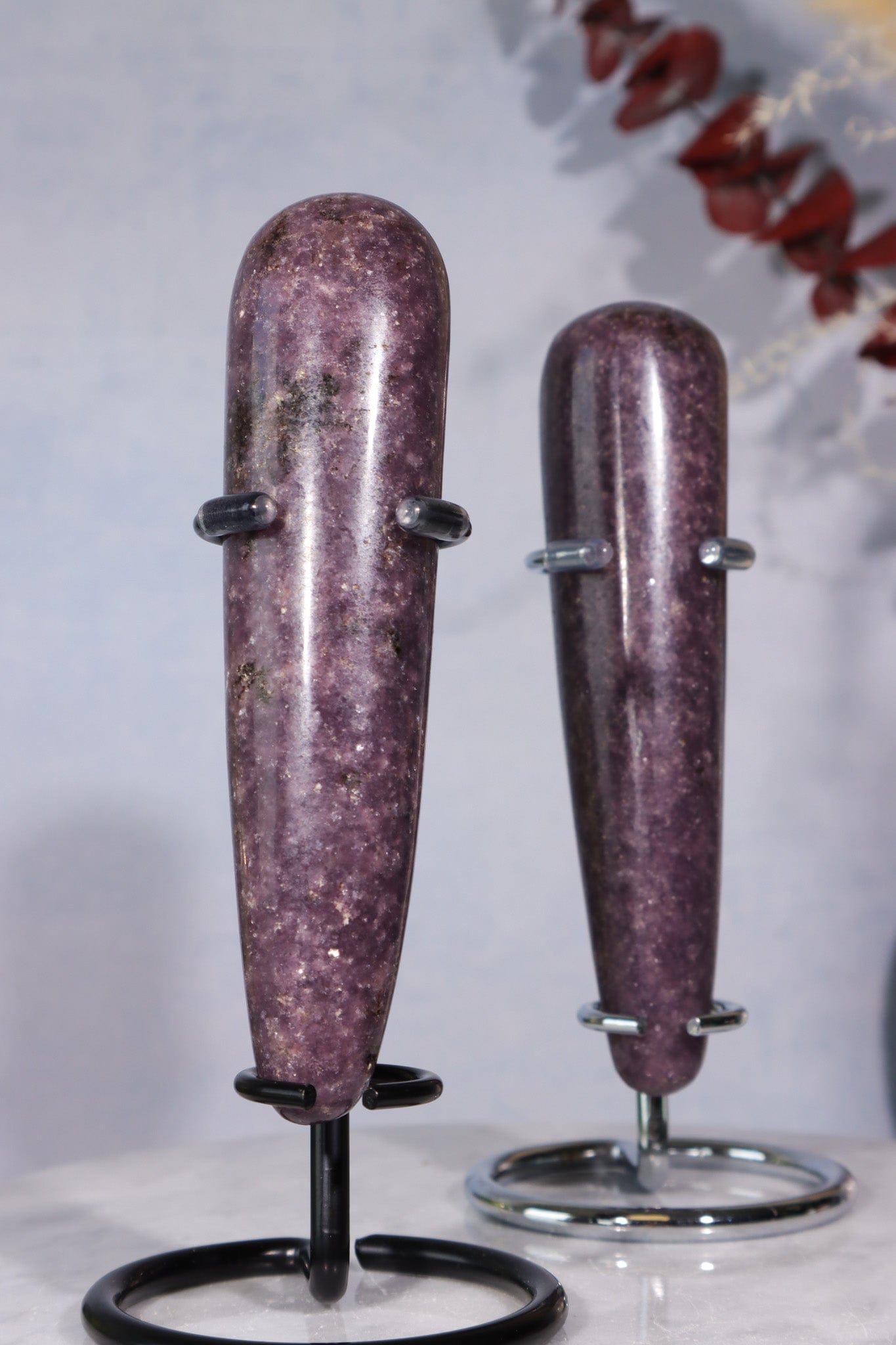Lepidolite Wands 12cm, Intuitively Chosen Wands Tali & Loz Crystals