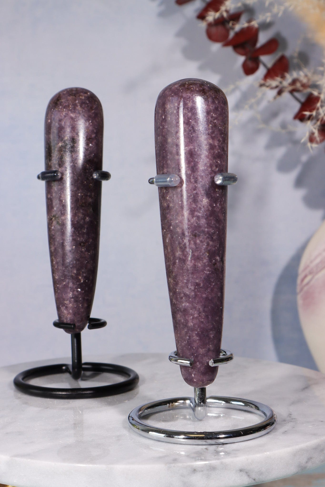 Lepidolite Wands 12cm, Intuitively Chosen Wands Tali & Loz Crystals