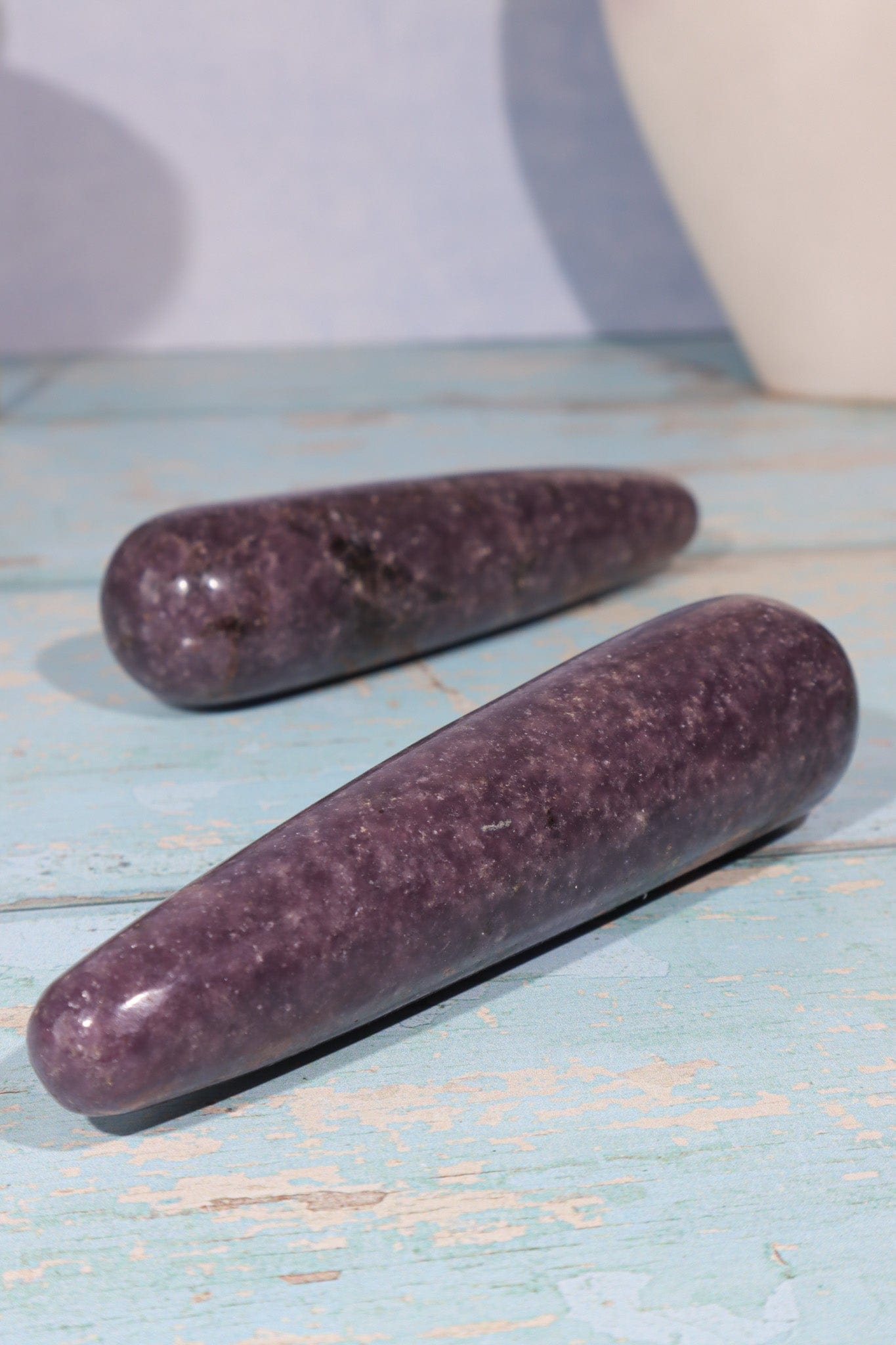 Lepidolite Wands 12cm, Intuitively Chosen Wands Tali & Loz Crystals