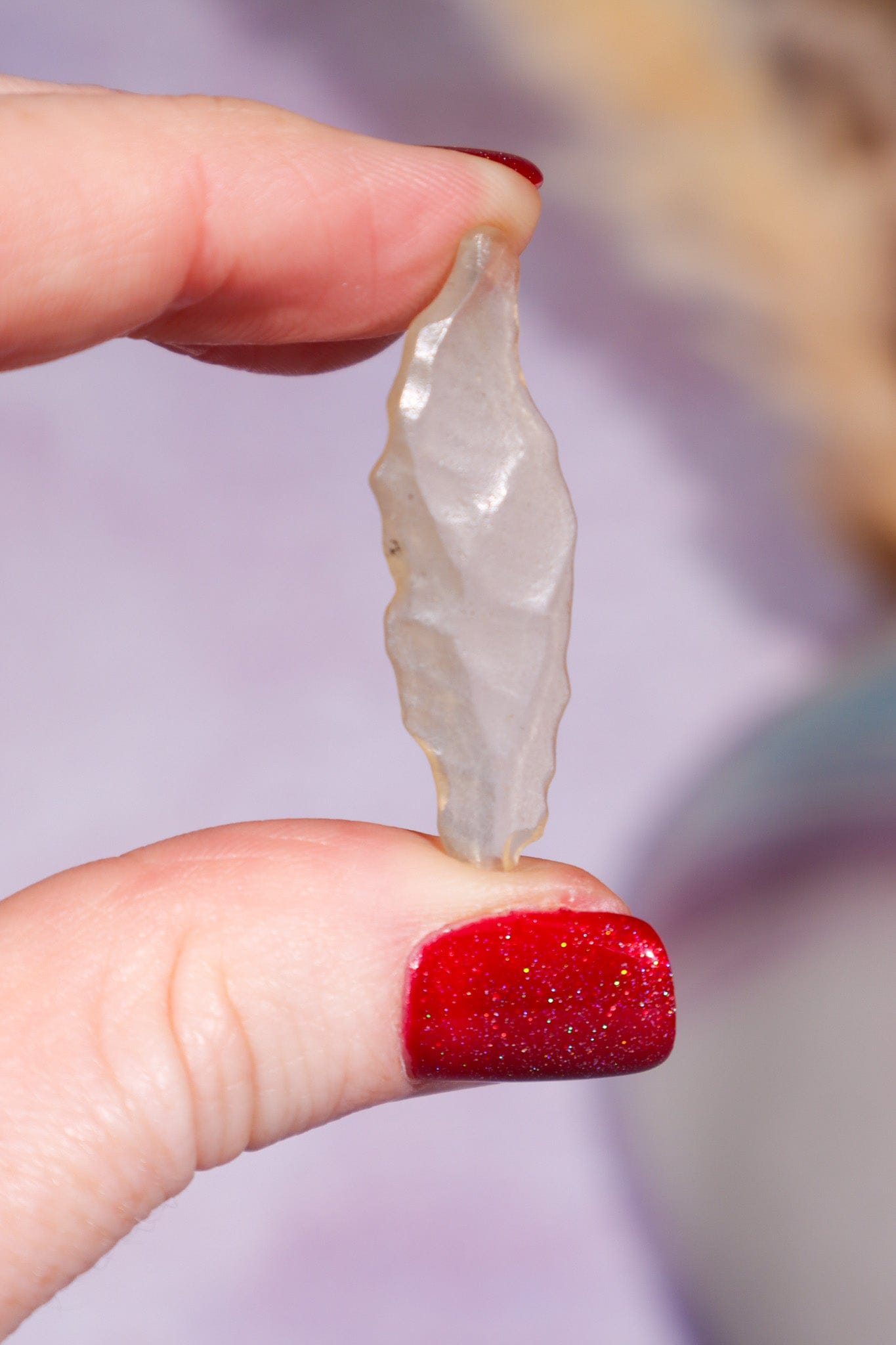 Libyan Desert Glass Tektite 1.17gr (Angel Chime) AAA-Grade Tektites Tali & Loz Crystals