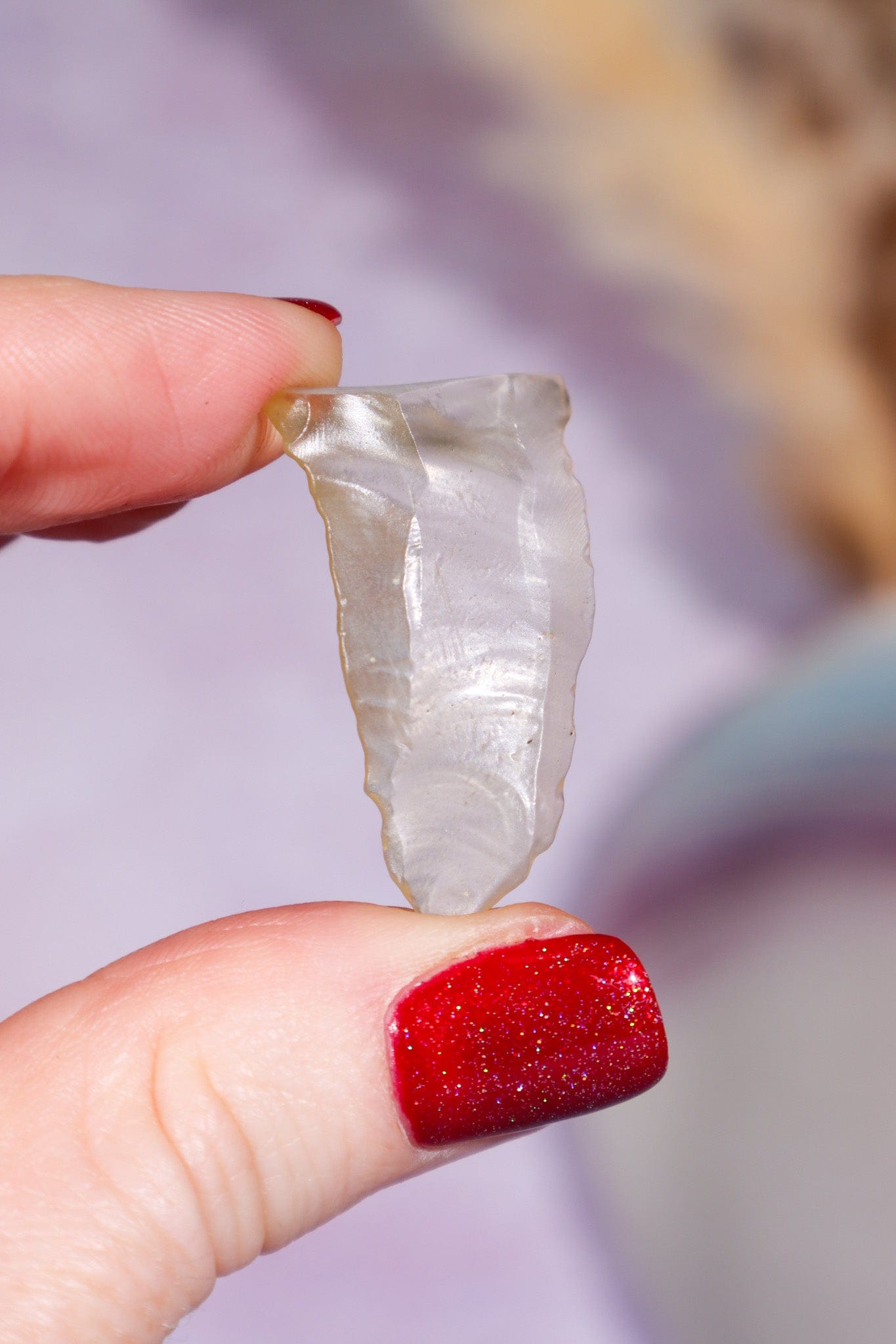 Libyan Desert Glass Tektite 1.90gr (Angel Chime) AAA-Grade Tektites Tali & Loz Crystals