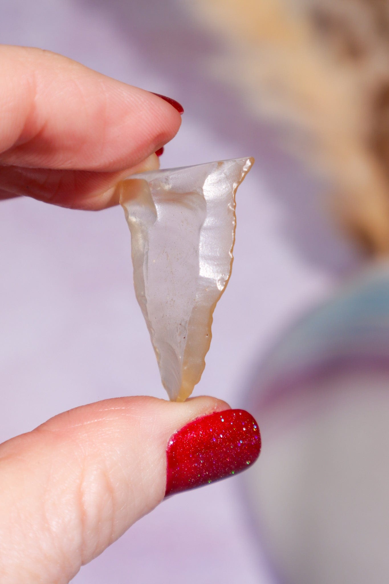 Libyan Desert Glass Tektite 1.90gr (Angel Chime) AAA-Grade Tektites Tali & Loz Crystals