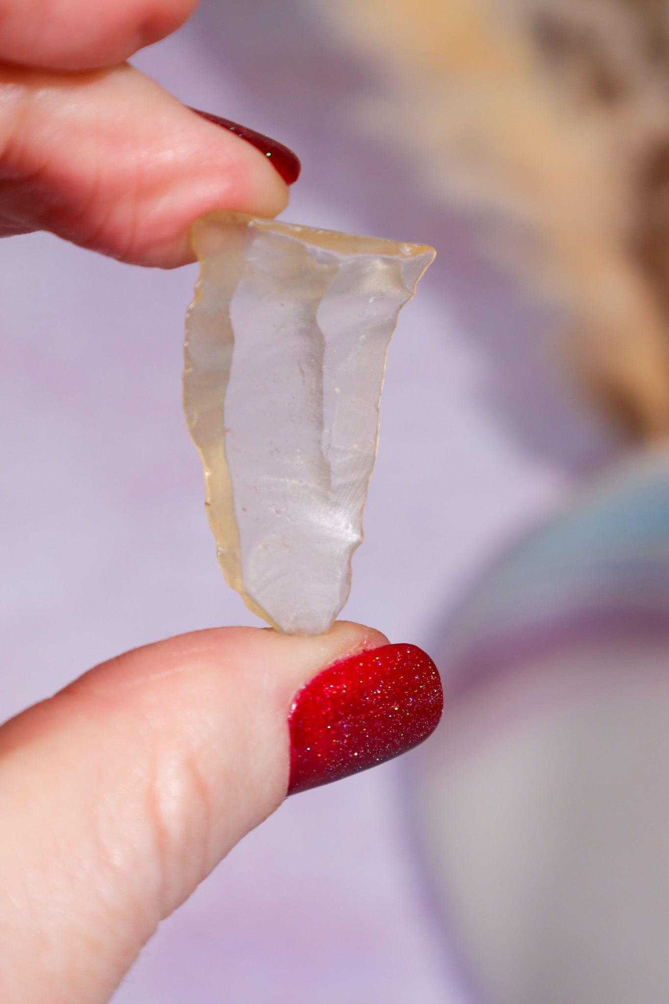 Libyan Desert Glass Tektite 1.90gr (Angel Chime) AAA-Grade Tektites Tali & Loz Crystals