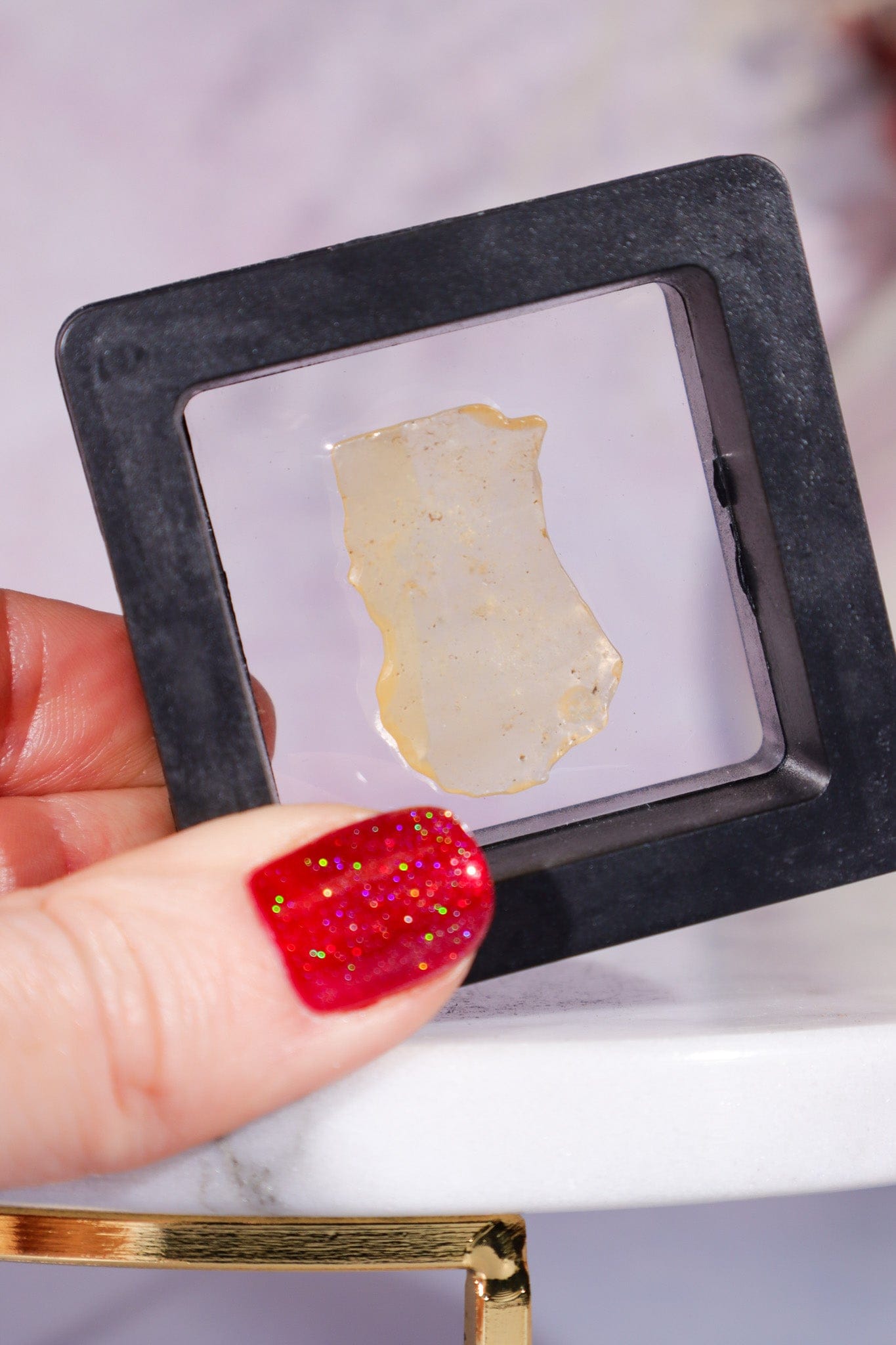 Libyan Desert Glass Tektite 2.21gr AA-Grade Tektites Tali & Loz Crystals