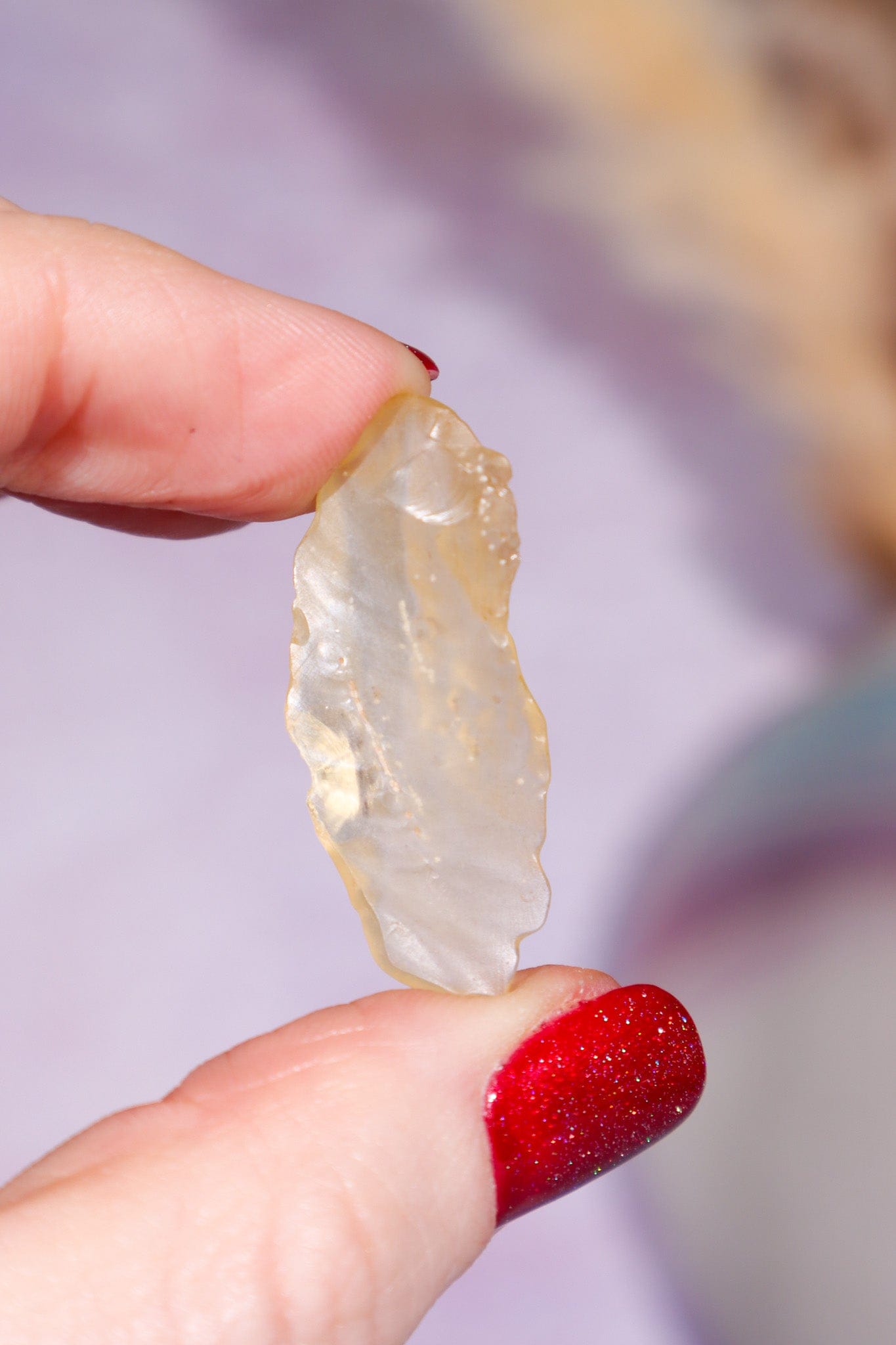 Libyan Desert Glass Tektite 2.44gr AAA-Grade Tektites Tali & Loz Crystals